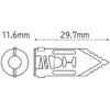 Lobtex Shrimp Mongo Board Anchor Cases (Pack of 200) MSNK