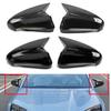 Car Rearview Mirror Cover Side Glass Mirror Trim Carbon Look