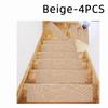 10Pcs Stair Treads Staircase Anti-Slip Mat 76x21cm Stair Carpet Treads Soft Fabric Noiseproof Stair Mats Machine Washable