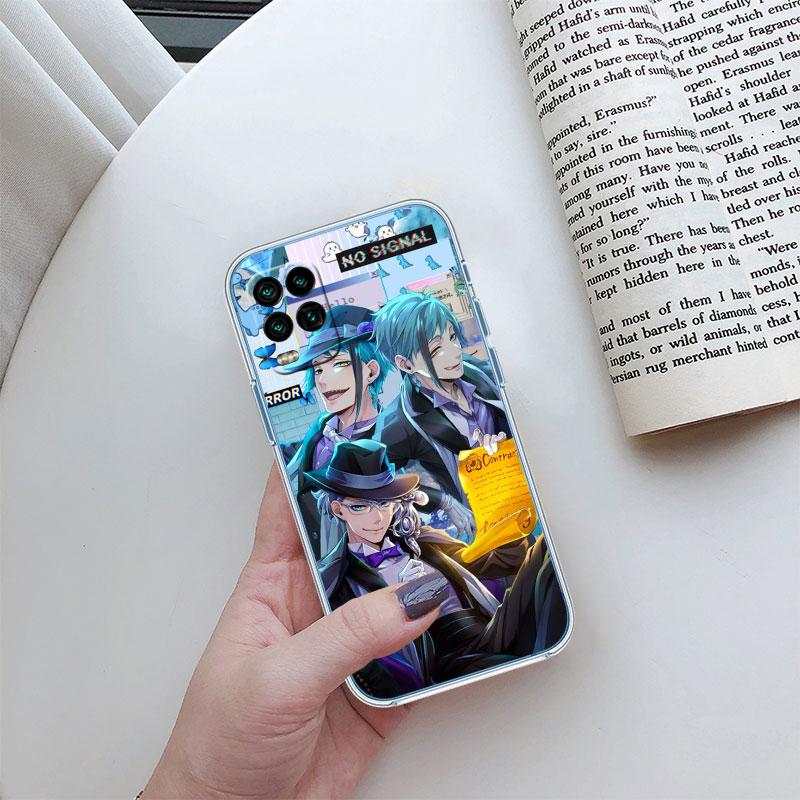Twisted Wonderland Transparent Phone Case for Motorola Moto E22I E22S E22 E32 E40 E7 E7I G Plus Power Play Stylus G22 G14