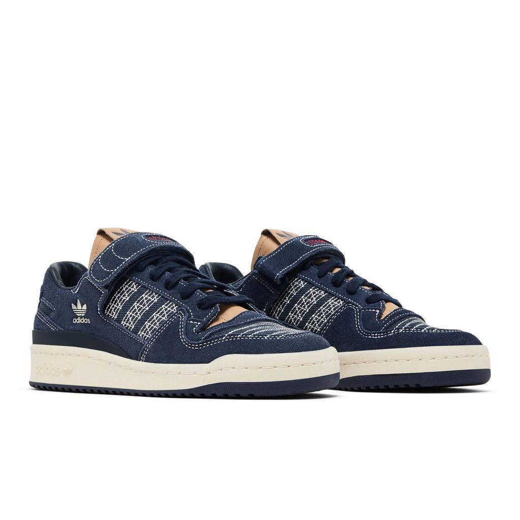 adidas Forum 84 Low 'Sashiko' (Unisex) Shadow Navy / Legend Ink / Vivid Red Skateboard Shoes GX8564