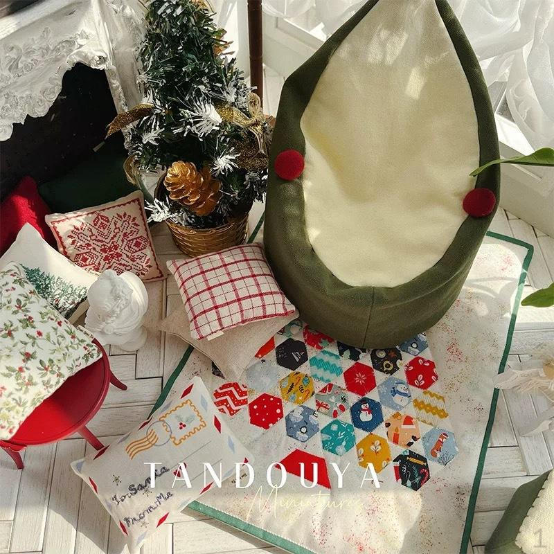 1/12 Dollhouse Couch Handcrafted DIY Miniature Bag Chair Accessories for Garden Decor