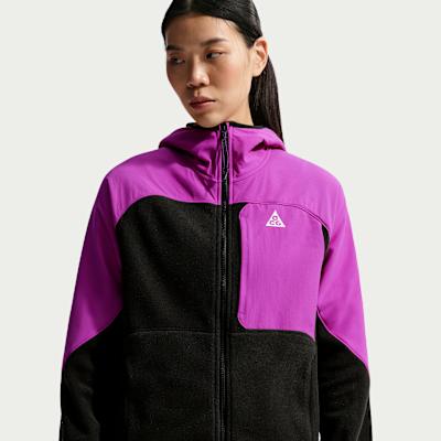 Nike ACG Jackets Men s Bright Purple/Black/Safe Orange/Mountain White S