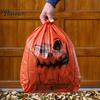 Atmospheric Halloween Yard Decor 2Pcs Pumpkin Leaf Bags for Garden, 24x30 Inch Reusable Thickened Seasonal Cleanup Tools Lawn Waste Fall Outdoor Porch