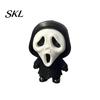 Decorative Car Console Ornament 3D Printed Scream Ghost Face Ornament, Mini Desktop Statue for Halloween Eye-catching Scary Figurine Decoration, Funny