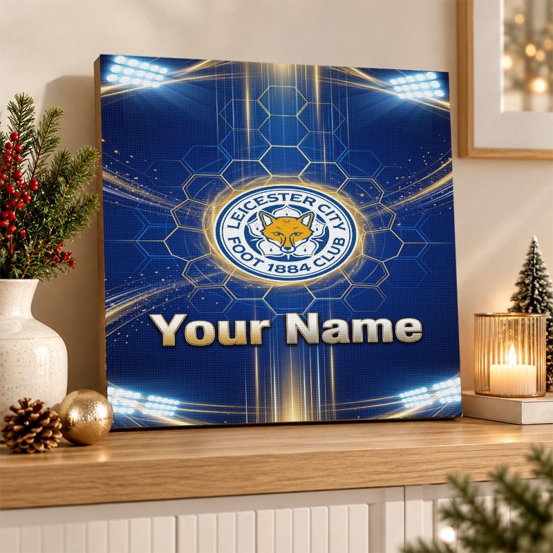 Leicester City Individualus Vardas Tekstas 5D Deimantinės Tapybos Rinkinys „Pasidaryk Pats“ Pilnas Gręžimas Deimantinio Meno Dekoras