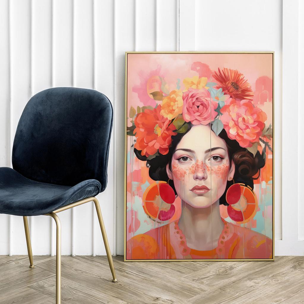 Poster Portrait Flowers