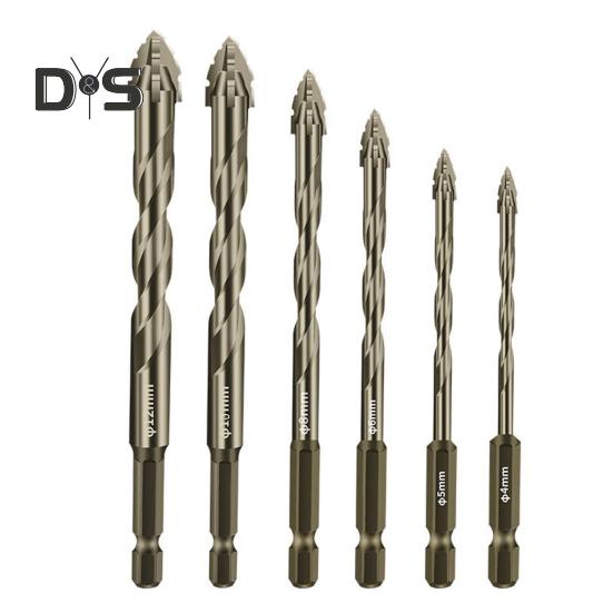 Firkantet tagget eksentrisk borbitssett Høy hardhet Rustsikker Enkel installasjon Multifunksjonelt skjevt hode borbitssett