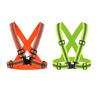 Reflective Safety Vests Reflective Elastic Shoulder Strap Lightweight Adjustable Elastic Vest Jacket for Traffic Control Running