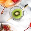 Scissor Shaped Bamboo Eco-friendly Appetizers Picks Cocktail Skewer Ring Toothpick Fancy Sticks