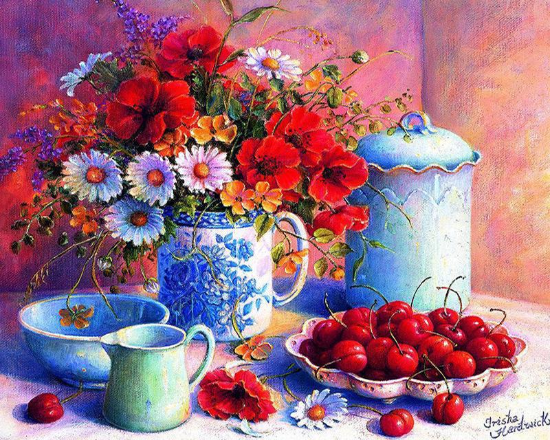 5D DIY Diamond Painting Full Round Square Rose Landscape Rhinestones Diamond Embroidery Cross Stitch Flowers Mosaic Handicraft