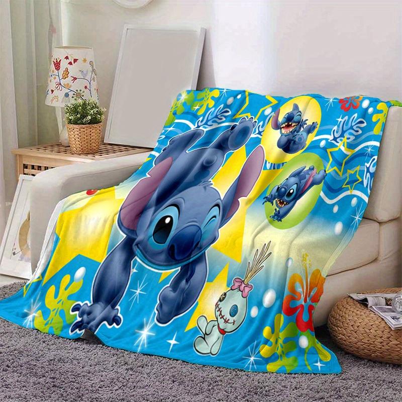 

1pc. Stitch and Scrump Hawaiian Theme Blanket, Perfect for Home, Office, or Outdoor Use, Ideal Gift for Kids and Fans of Disney s Lilo & Stitch 130x150cm