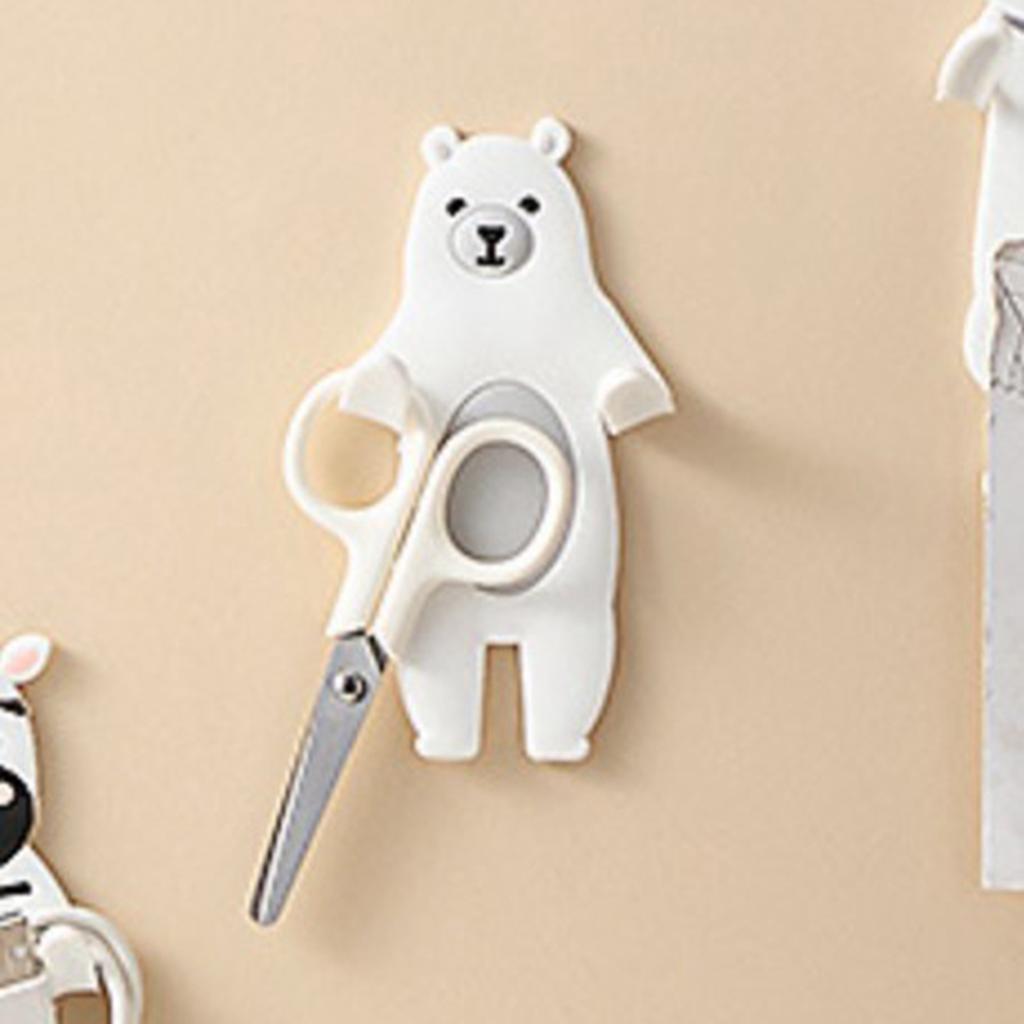 Klebende Haken Niedliches Tier Biegsam Selbstklebend PVC Cartoon Multifunktional Wiederverwendbar Hohe Last