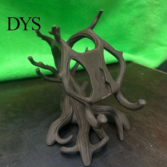 Gadgets para Escritorio de Oficina Modernos Soporte para Teléfono Rama de Árbol Impreso en 3D, Soporte Artístico de Madera Retorcida para Escritorio para Teléfono Móvil, Decoración Orgánica Rústica