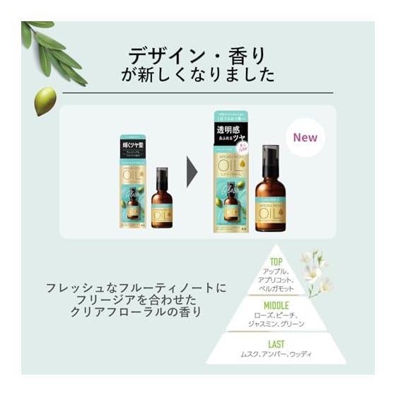 LUCIDO -L Oil Treatment #EX Hair Oil Sheer Gloss Argan Oil Non-Rinse Treatment Transparent Shine 60ml + Sample (Hair Mask 10g) [Amazon.co.jp