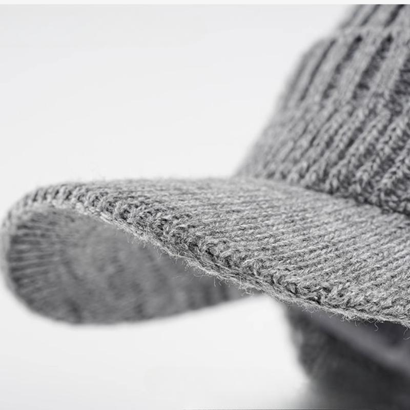 Warme Unisex-Wintermützen, stilvolle, weiche Beanie-Mütze mit Pelzfutter und dicken Winter-Strickmützen für Männer und Frauen