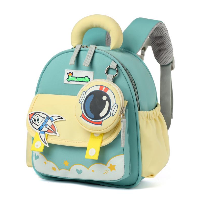 Cartoon Kids' Backpack: Breathable, Large Capacity, Ages 1-3