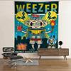 Music Band Retro W-weezerS Vintage Colorful Tapestry Wall Hanging Hanging Tarot Hippie Wall Rugs Dorm Wall Art Decor