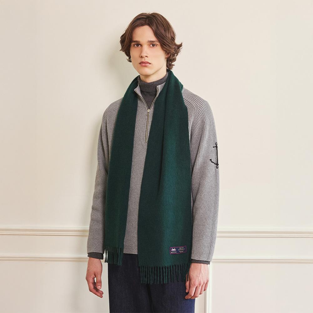 Abeulahammun Merino Wool Scarf 25Cm - Royal Green
