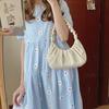Yunduo Fold Bag Bag with One Shoulder Crossbody Handbag Niche Texture Korean New Underarm Bag Trendy