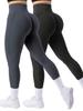 High-Waisted Yoga Leggings - Style W 90216: Exclusive Cross-Border Design