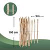 Clôture De Jardin - CREATIVE HOME - Bois De Noisetier - Hauteur 100 Cm - Longueur 5 M - Espacement 7-9 Cm