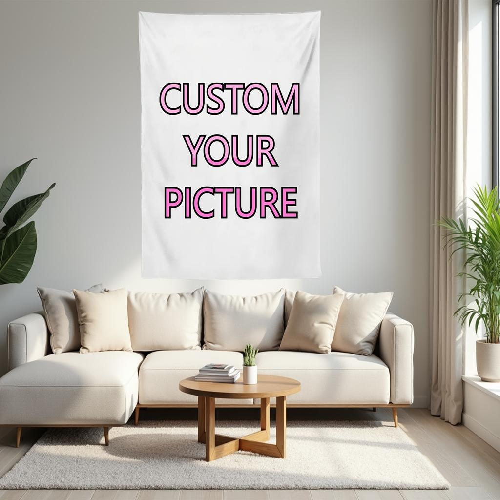 tapestryCustom Decorative Hanging Decoration, Customizable Wall Tapestry, Upload Pictures for Photo Hangings, Customize Bedroom