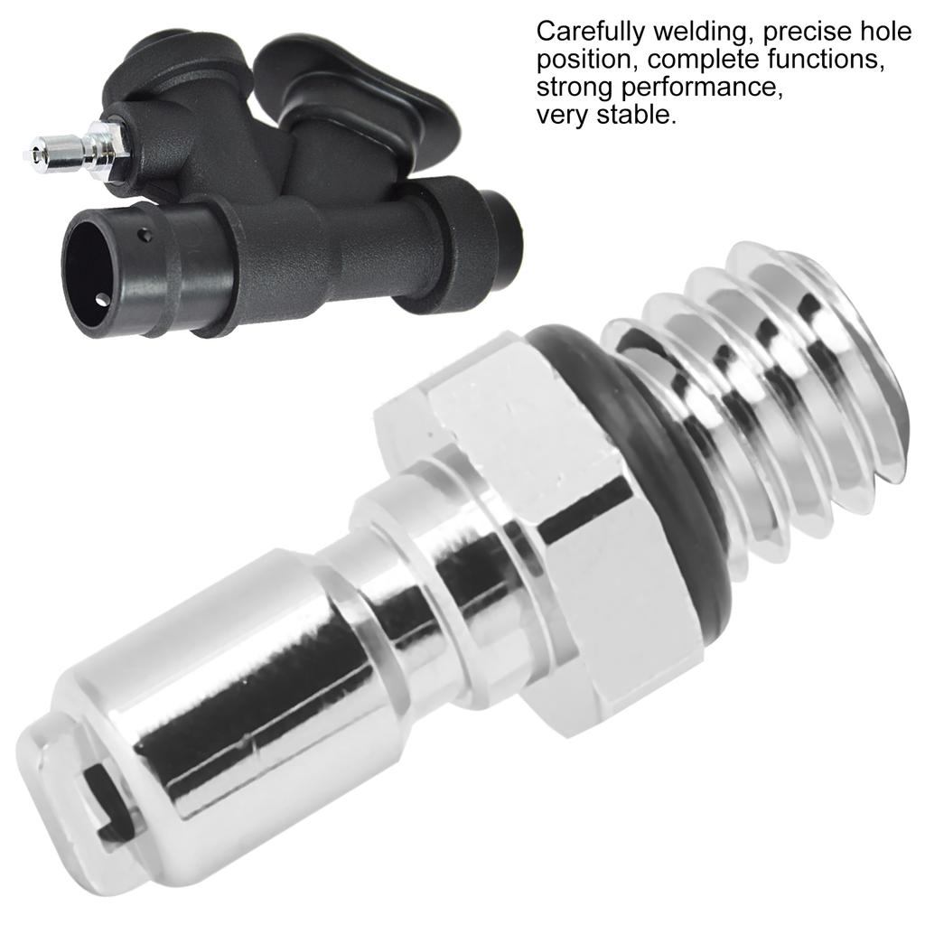For BCD Power Inflator Adapter Chrome Plated Brass Diving Exhaust Valve Nipple Replacement