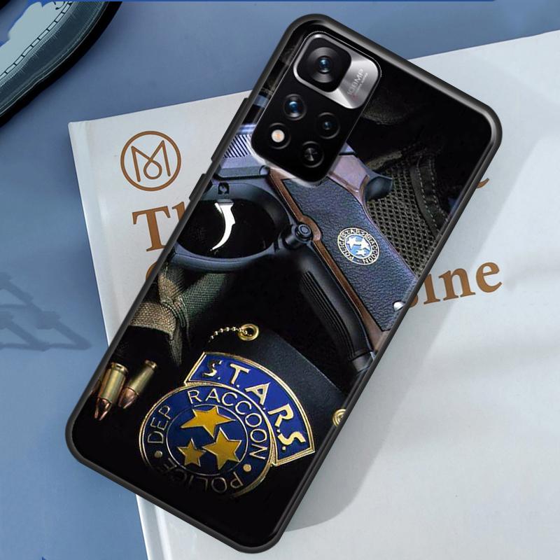Symbol Police Case For Xiaomi Redmi Note 12 11 10 9 8 Pro Cover For Redmi Note 10S 11S 10A 10C 9A 9C 12C 9T
