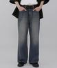WEGO Flared Denim Size Perfect for Fall and and as a Gift Men's Pants, M, Medium-Dark Denim, Streetwear, Winter,