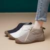 Winter Women's Anti Slip Fashionable Casual Short Boots, Waterproof and Plush Thickened Warm Flat Cotton Shoes, Snow Boots