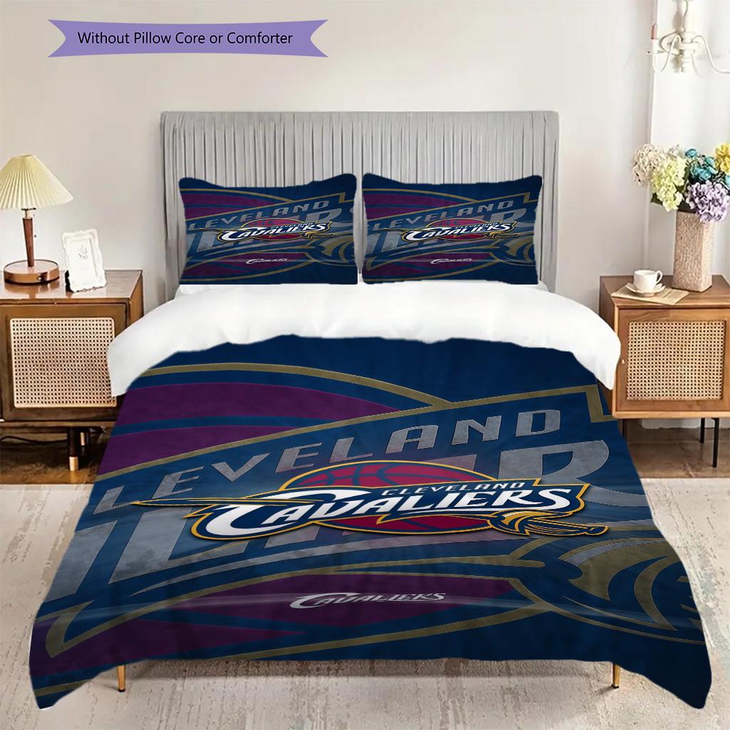 Cleveland Spirit Bedding(1 * duvet cover + 2 * pillowcase, without core) Bedding set Christmas birthday gift Duvet cover and pillowcase
