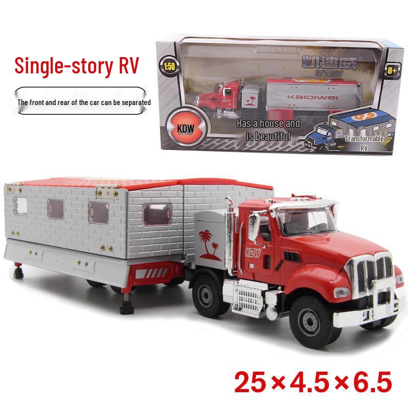 1:50 Luxury RV Alloy Model Toy Car for Children