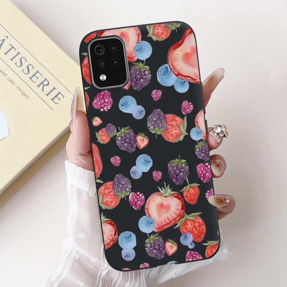 For LG K42 K52 K62 K62+ New Fashion Dusk Beach Painting Phone Case For LG K62 Plus K42 K52 (Brazil) Black Silicone Soft Case