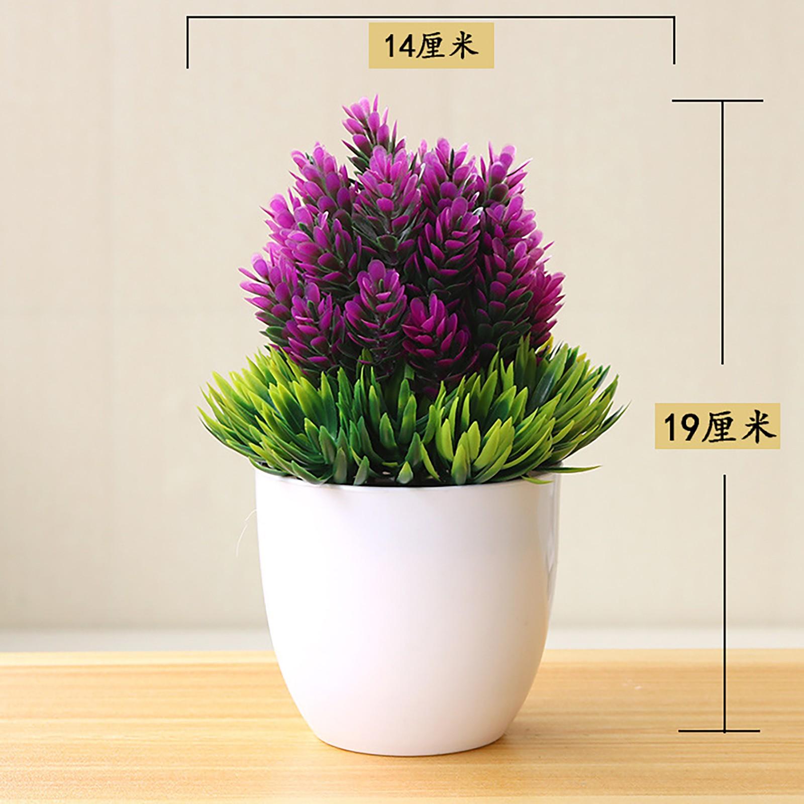 

Simulation Green Plant Potted Ornaments Plant Combination Indoor Desktop Ornaments Simulation Artificial Flower Plant Bonsai One Size