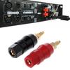 Speaker Box Terminal Amplifier Binding Post Connector Banana Jack Plug Socket Professional Speaker Wiring Terminal