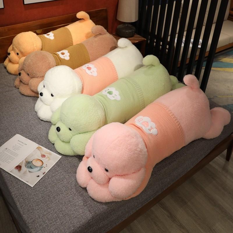 Wear Lying Sweater Dog Plush Toy Stuffed Animal Doll Decorations Kids Gifts