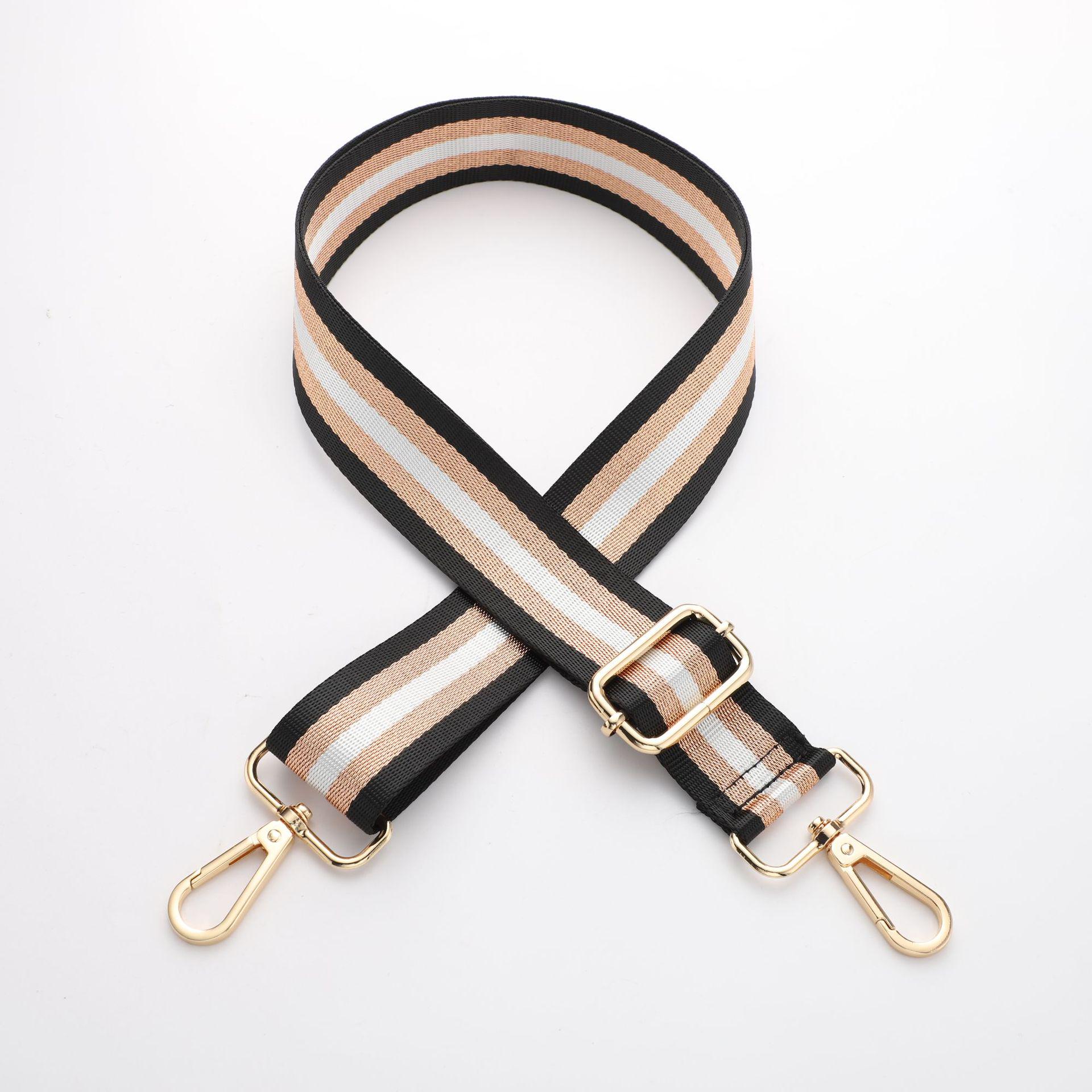 

Кольоровий Регульований Широкий Плечовий Ремінь - Аксесуар Ремінь для Сумки 38ММ, Безкоштовна Доставка Light Gold Buckle