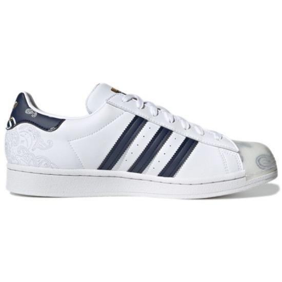 adidas Superstar Bandana - Weiß Collegiate Navy - GX3655