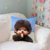MMonchhichis Case Plush Fabric Soft Pillowcase Double Sided Print Cushion Cover Household Gifts
