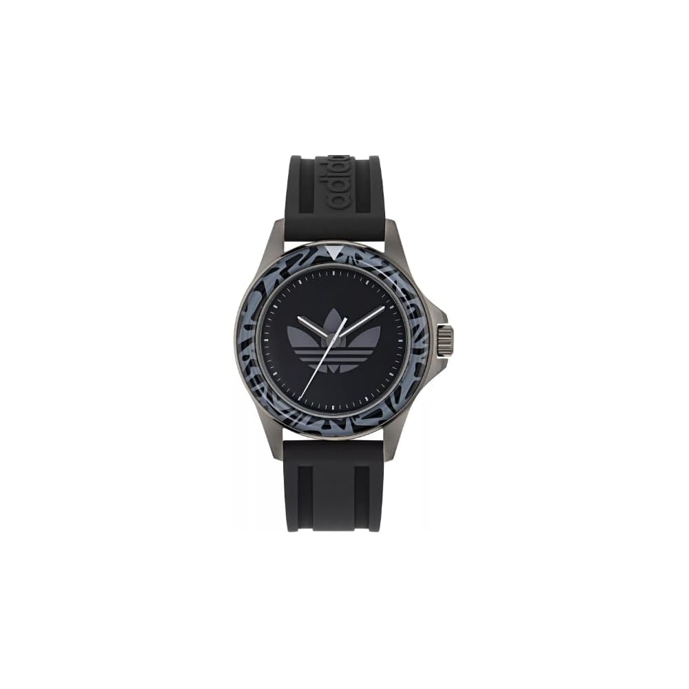 Adidas Originals Fashion Watch Quartz 5 ATM Water Resistant Mineral Glass Black Dial AOFH24511 Men s