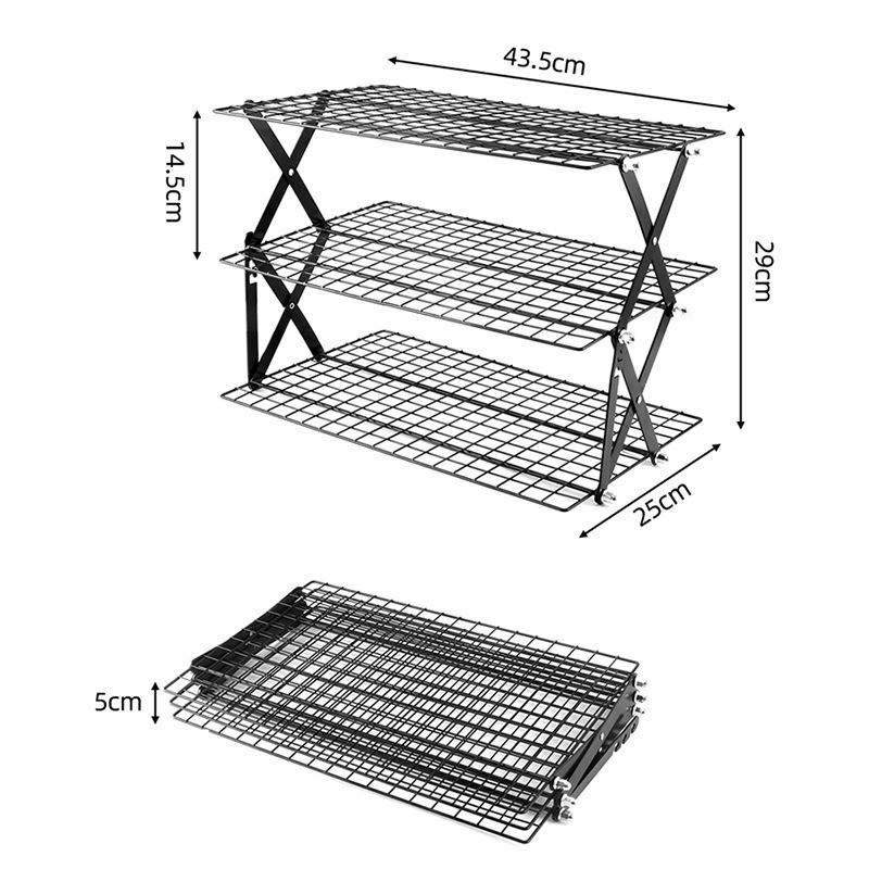 

Portable Multi-layer Outdoor Camping & Picnic Storage Rack for Cookware