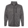 Burnside Mens Knitted Full Zip Sweat Jacket