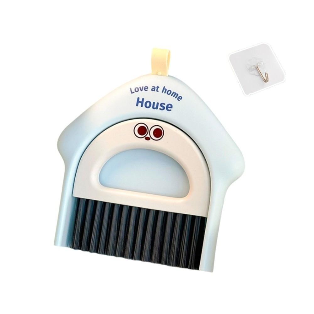 

Handheld Desktop Broom Dustpan Set Detachable Portable Dustpan Desktop Cleaning синій