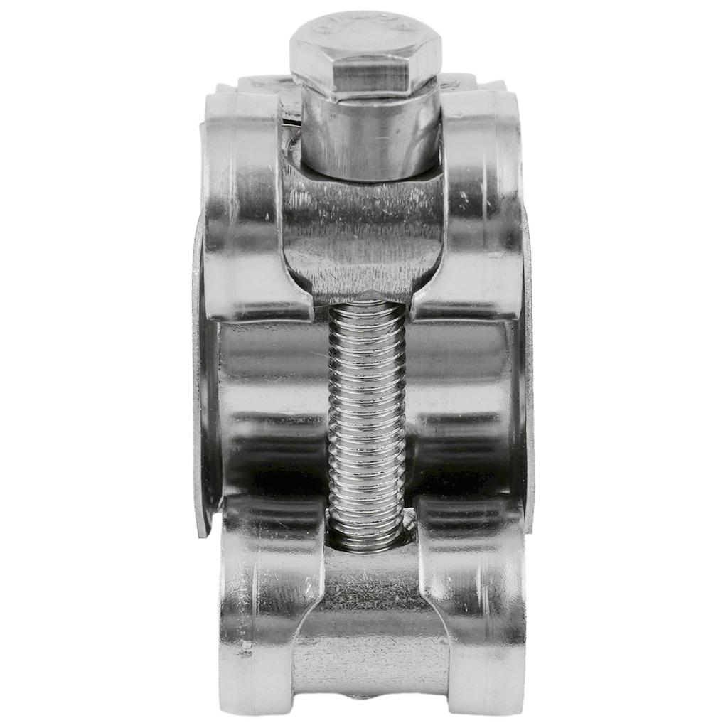 Hose Clamp Engine Intake Exhaust System Silicone Silver Small Set Screw