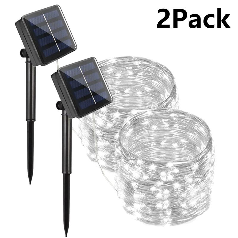 JOYBLISS 7M/12M/22/32M Solar Led Fairy Light Outdoor Festoon Led Waterproof Garland String Lights Christmas Party Garden Solar Lamp Decor