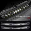 Car Transparent Rear Guard Plate Trunk Sticker For BMW M F10 F07 E90 E60 F30 E89 E85 E91 E92 X1 X3 X4 X5 X6 1 3 5 7 Series