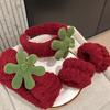 4pcs Strawberry Waterproof wrist strap moisture-proof sleeve Hair Bands Hair Bands for Girls Utility Applying Headband Hair Ties