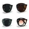 2024 New Arrival Small Fresh Stylish Women's High-grade Feeling Folding Sunglasses Uv Protection Big Frame Travel Sunscreen