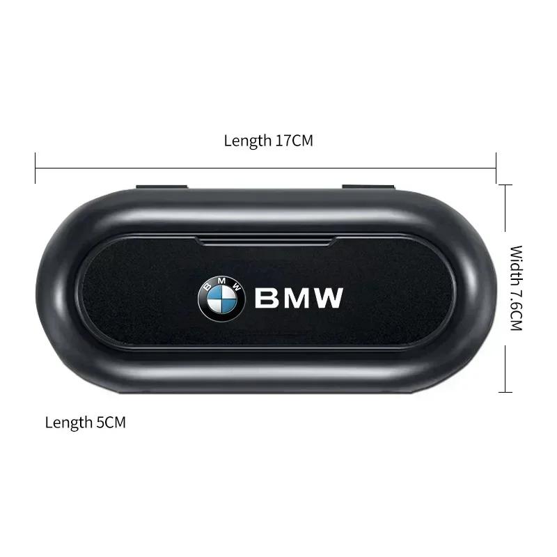 X5 X7 Para Coche BMW Parasol Caja de Almacenamiento para Gafas Soporte Organizador Accesorios Para BMW E36 E46 E53 E90 E60 E61 E93 E87 X1 X3 X5 X6